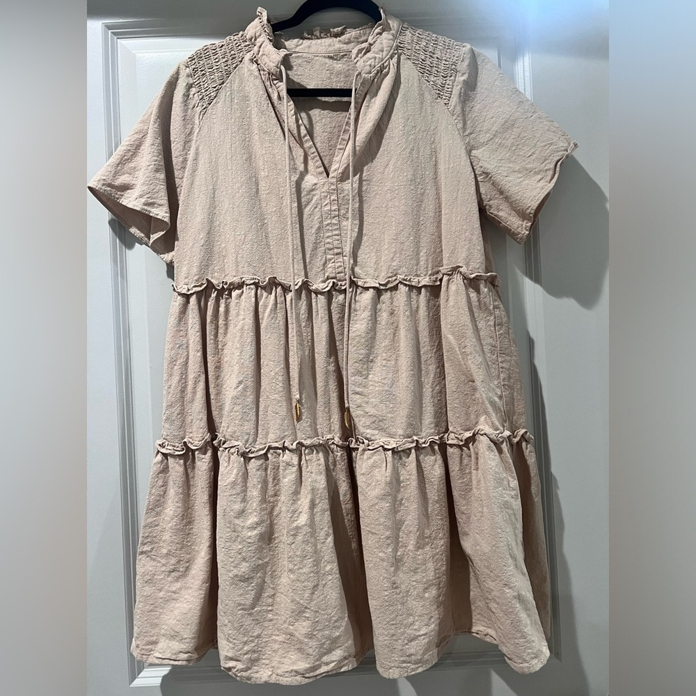 Tan dress
